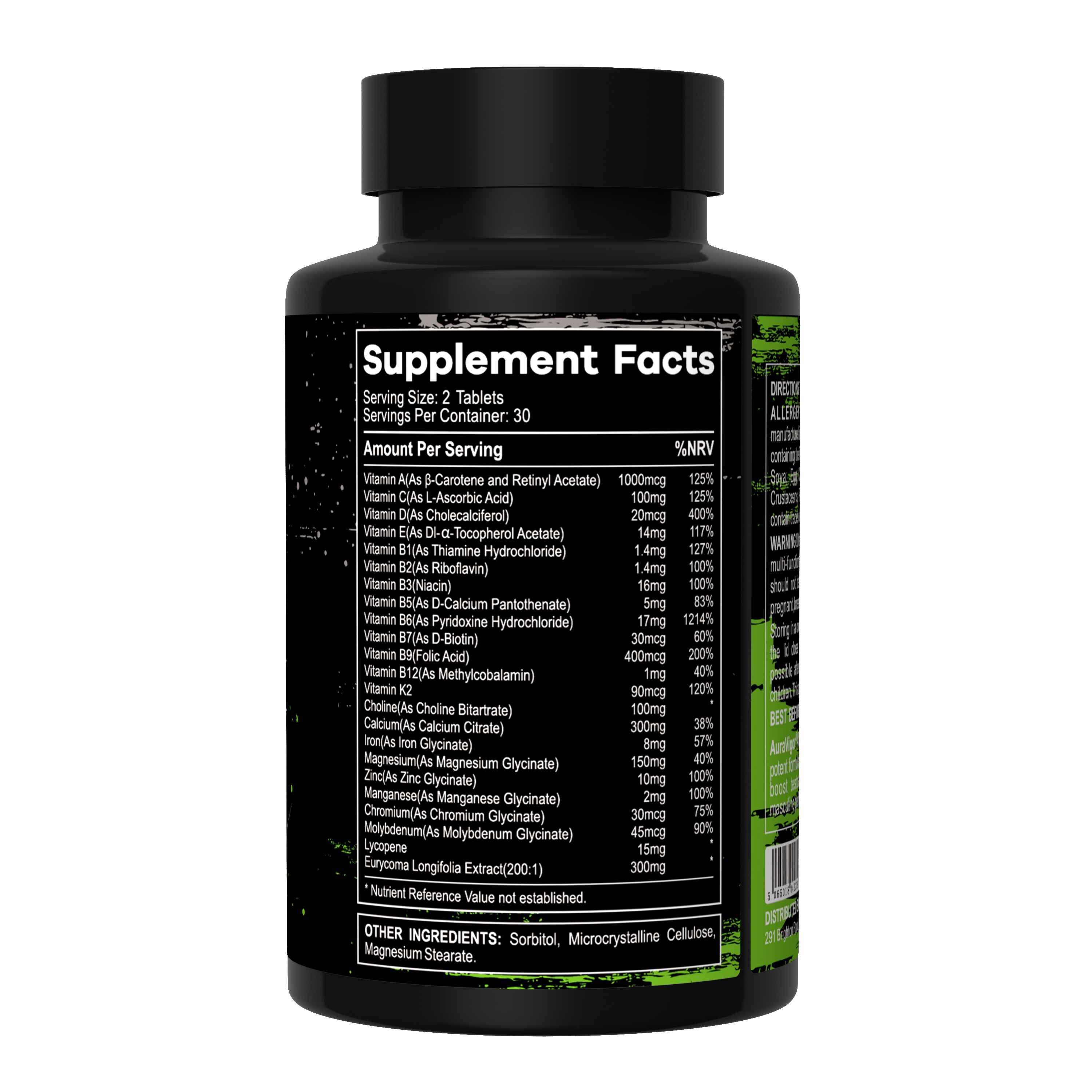 AuraVigor Alpha Male Vit & Min Tablets